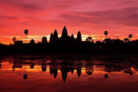 Beautiful Sunrise At Angkor Wat Photograph by Douglas Macdonald - Fine ...