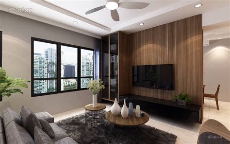 Asian Classic Living Room condominium design ideas & photos Malaysia | Atap.co