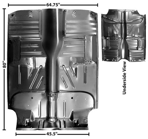 1955-57 Chevrolet Chevrolet Floor Pan Complete Sedan/Wagon - Dynacorn ...