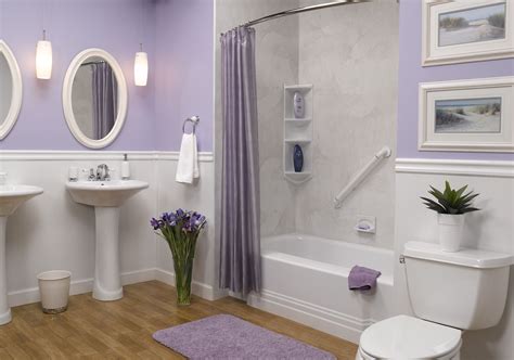 lavender bathroom | Lavender bathroom decor, White bathroom decor, Blue ...