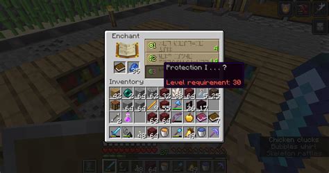 Protection 1 for a level 30 enchantment? No thanks! : r/Minecraft