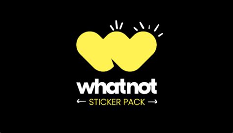 whatnot Sticker Pack :: Behance