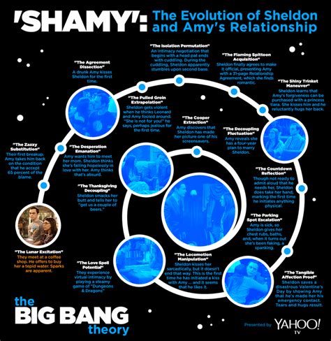 'The Big Bang Theory' Infographic: A Timeline of Sheldon Cooper and Amy Farrah Fowler's Relationship