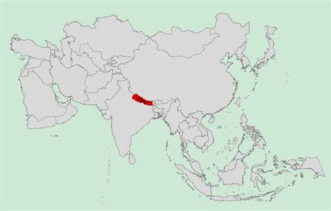 World Map Of Nepal - United States Map