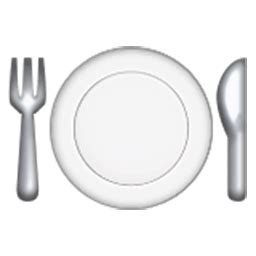 Fork And Knife With Plate Emoji in 2021 | Emoji, Emoji party, Retro pop