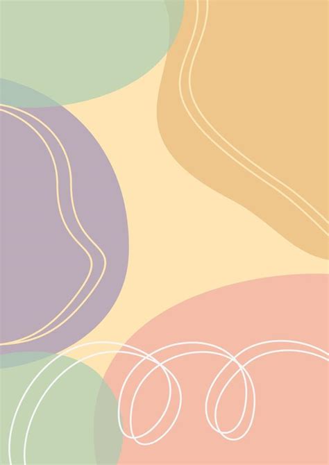 Organic Abstract Pastel Shapes Background Minimalist aesthetic 6051624 Vector Art at Vecteezy