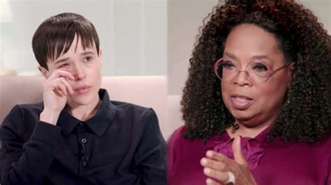 Elliot Page opens up to Oprah in emotional first TV interview since ...