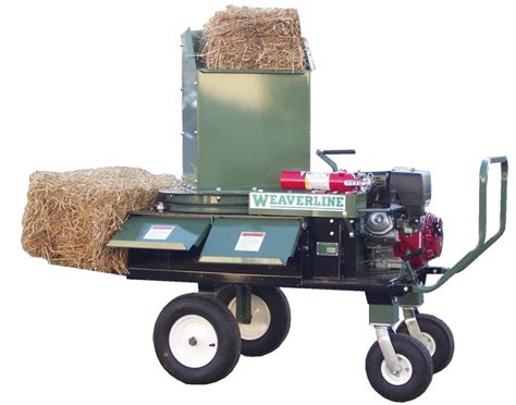 KB1255 / KB1275 Weaverline Bale Chopper w/Double Swivel Wheels for Hay Bales