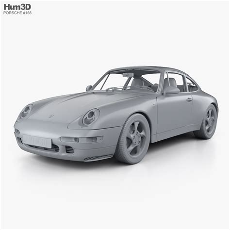 Porsche 911 Carrera 4S coupe with HQ interior 2000 3D model - Download Sports car on 3DModels.org