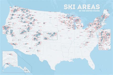 California Ski Resorts Map - Printable Maps