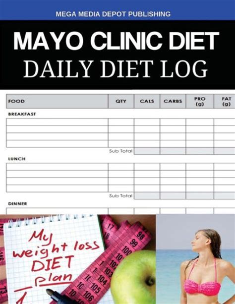 Mayo Clinic Diet Daily Diet Log by Mega Media Depot, Paperback | Barnes & Noble®