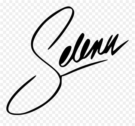 Selena Quintanilla Name Logo Clipart (#5754637) - PinClipart