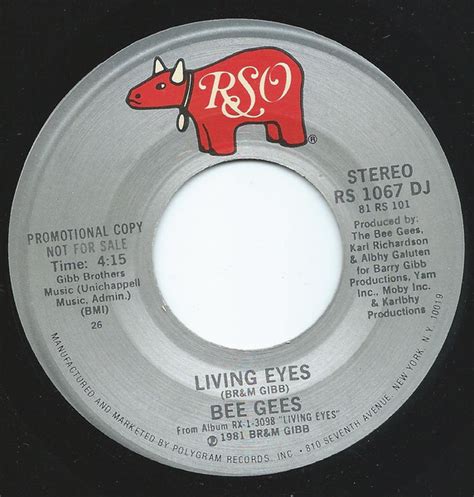 Bee Gees – Living Eyes (1981, Vinyl) - Discogs