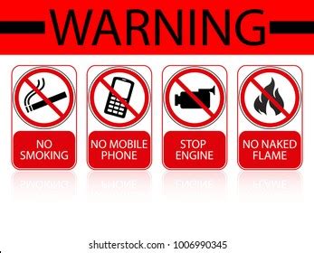 Gas Station Warning Sign Stock Photos and Pictures - 3,268 Images | Shutterstock