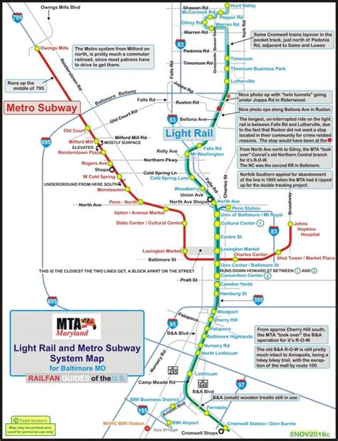 the Baltimore Light Rail System