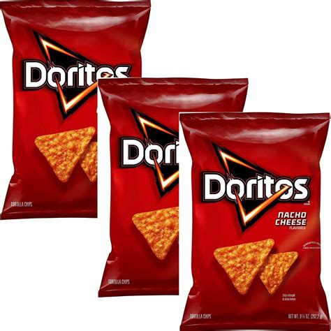 Doritos Tortilla Chips NACHO CHEESE 9.75 Ounce (Pack of 3) | eBay