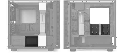 NZXT White H400i Smart Micro ATX Windowed PC Gaming Case LN84550 - CA-H400W-WB | SCAN UK