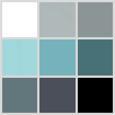 This is the color palette im going to use for my home. Black, white, grey/silver and hints of ...