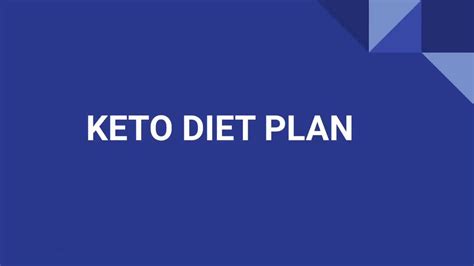 Custom Keto Diet Meal Plan - YouTube