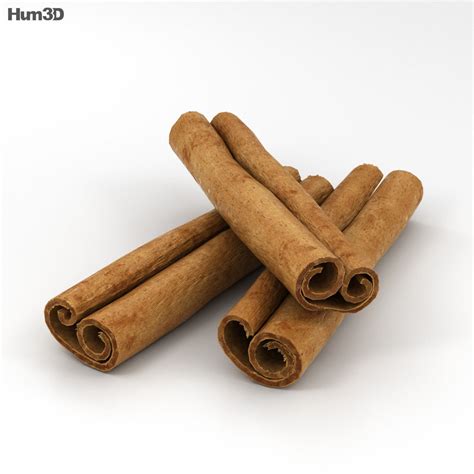 Cinnamon Sticks 3D model - Food on Hum3D