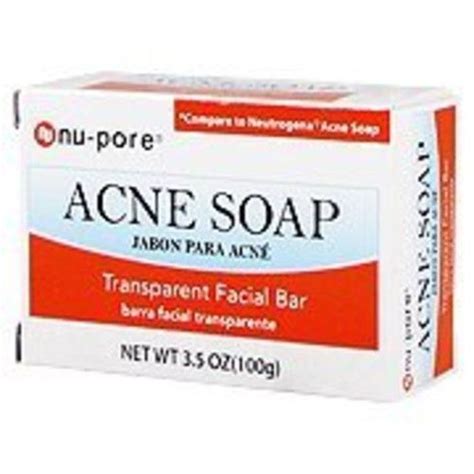 Acne Soap - Transparent Facial Bar, 3.5 oz,(Nupore) Reviews 2020