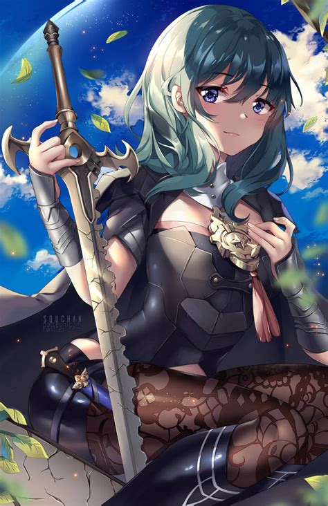 Fire Emblem Three Houses - Byleth by SquChan on DeviantArt