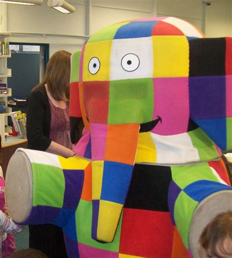 Becky's Barmy Book Blog: When Elmer The Elephant Came To Visit