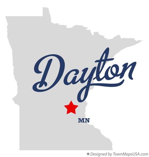 Map of Dayton, MN, Minnesota