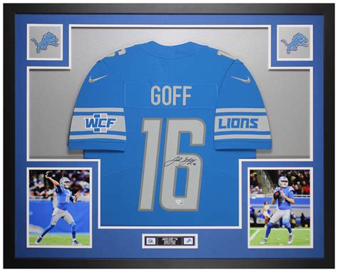 Framed Autographed Jerseys - Framed Football Jerseys - Jared Goff ...