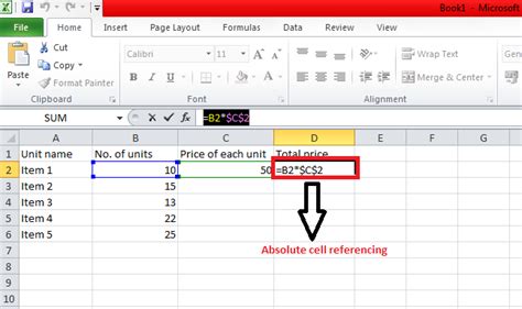 Cell Referencing in Excel