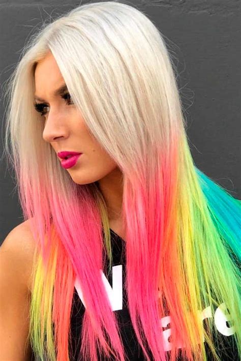 33 Rainbow Hair Styles To Look Like A Unicorn