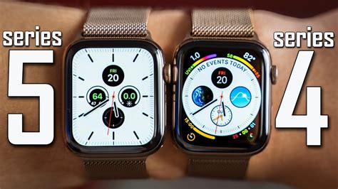 Apple Watch Series 5 vs Series 4 - Full Comparison! - YouTube