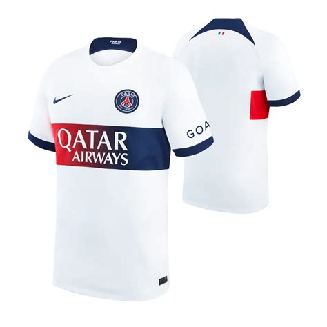 Kylian Mbappe Paris Saint-Germain 2023-24 Away Stadium Replica Player ...