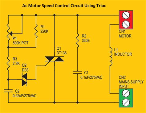 Ac Motor Speed Control Circuit - Hobby circuits Soldering Mind