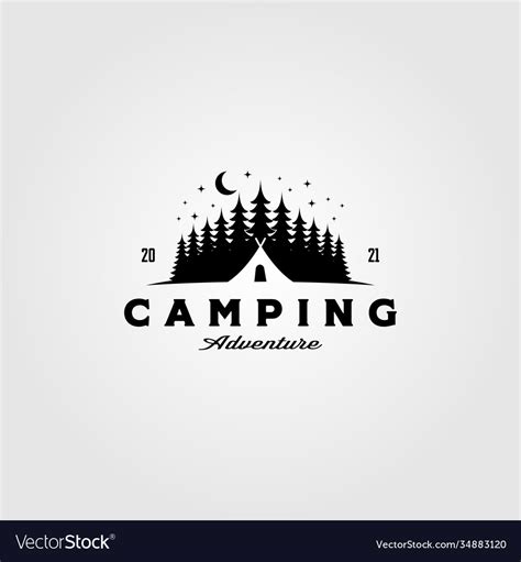 Tent Campground Logos Stock Illustrations 11 Tent Cam - vrogue.co