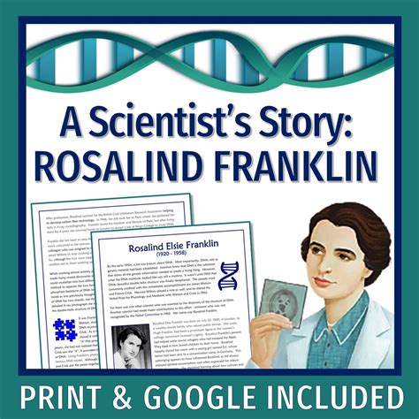 Rosalind Franklin Reading and Worksheet - Flying Colors Science