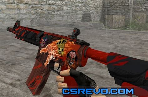 Skin M4A4 - Howl + Stickers - HD CS 1.6 - CS Revo!