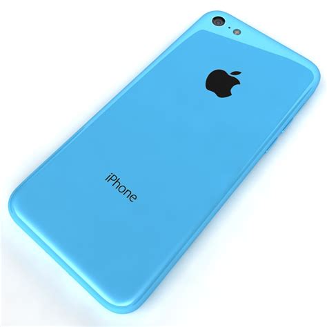 3dsmax apple iphone 5c blue