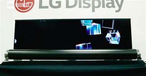 LG has unveiled its groundbreaking rollable TV that will be available ...