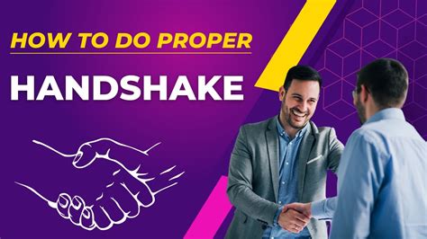 How to do proper handshake | Etiquette | Hand shake tips | Personality ...