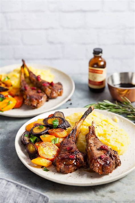 Vanilla Balsamic Lamb Chops Recipe | Healthy Delicious