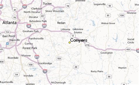 Conyers Weather Station Record - Historical weather for Conyers, Georgia