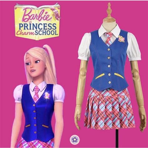 Jual [READY STOCK] BARBIE PRINCESS CHARM SCHOOL UNIFORM seragam cosplay ...