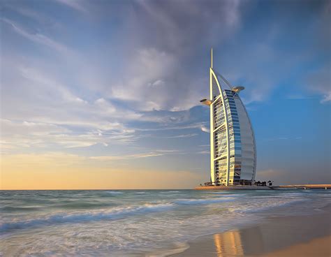 Burj Al Arab Jumeirah Hotel – Dubai, UAE – Sunset – TRAVOH