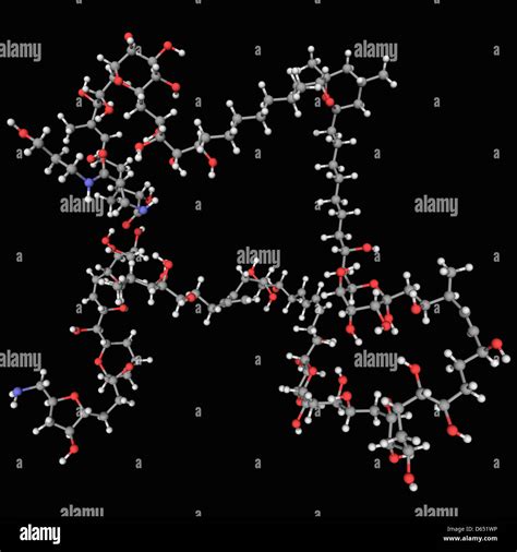 Palytoxin poison molecule Stock Photo - Alamy