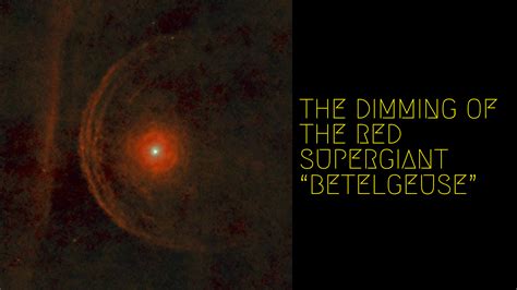 The Dimming of the Red Supergiant “Betelgeuse” - Edge Of Space