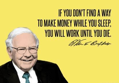 Warren Buffett - Motivational Quotes - VALUE INVESTING - If You Dont ...