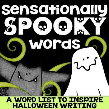 Sensationally Spooky Words - Halloween Word List | TpT