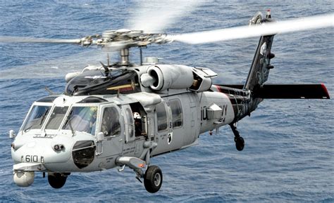 MH-60 Seahawk of US Navy Hovering