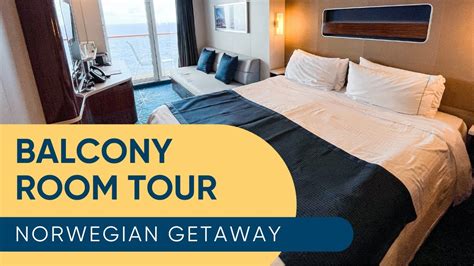 Norwegian Getaway Balcony Stateroom Tour | Cabin 13208 BA Stateroom NCL Getaway - YouTube